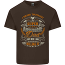 Super Awesome Dad Funny Fathers Day Mens Cotton T-Shirt Tee Top Dark Chocolate