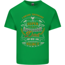 Super Awesome Dad Funny Fathers Day Mens Cotton T-Shirt Tee Top Irish Green