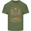 Super Awesome Dad Funny Fathers Day Mens Cotton T-Shirt Tee Top Military Green