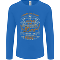 Super Awesome Dad Funny Fathers Day Mens Long Sleeve T-Shirt Royal Blue