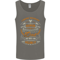 Super Awesome Dad Funny Fathers Day Mens Vest Tank Top Charcoal