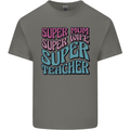 Super Mum Wife Teacher Kids T-Shirt Childrens Charcoal