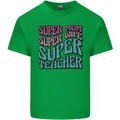 Super Mum Wife Teacher Kids T-Shirt Childrens Irish Green