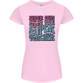 Super Mum Wife Teacher Womens Petite Cut T-Shirt Light Pink