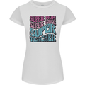 Super Mum Wife Teacher Womens Petite Cut T-Shirt White