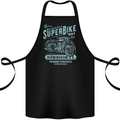 Superbike Birmingham Motorcycle Biker Cotton Apron 100% Organic Black