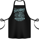Superbike Birmingham Motorcycle Biker Cotton Apron 100% Organic Black
