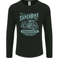Superbike Birmingham Motorcycle Biker Mens Long Sleeve T-Shirt Black