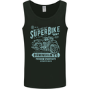 Superbike Birmingham Motorcycle Biker Mens Vest Tank Top Black