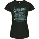 Superbike Birmingham Motorcycle Biker Womens Petite Cut T-Shirt Black