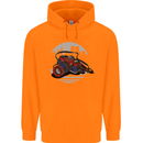 Superhero Camera Photography Photorapher Childrens Kids Hoodie Orange