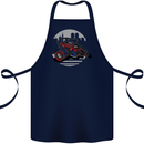 Superhero Camera Photography Photorapher Cotton Apron 100% Organic Navy Blue