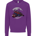 Superhero Camera Photography Photorapher Kids Sweatshirt Jumper Purple