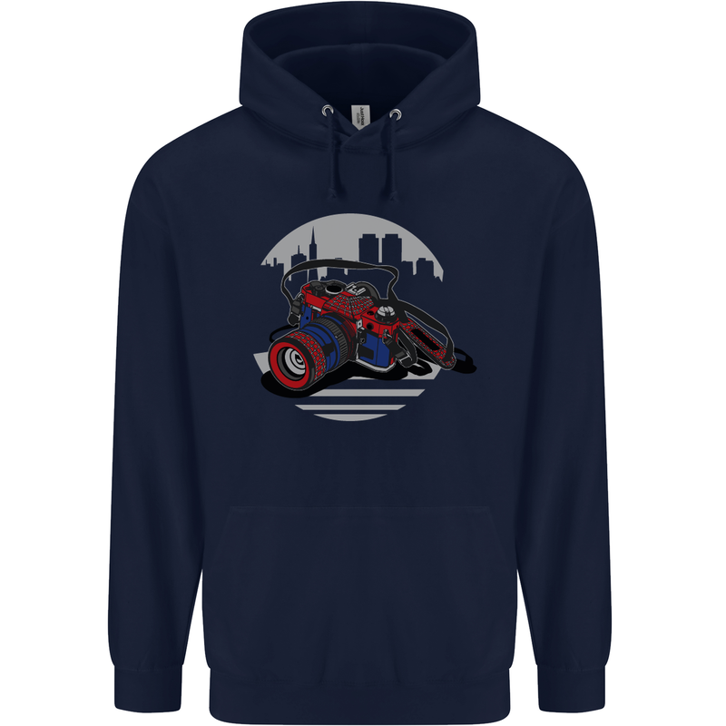 Superhero Camera Photography Photorapher Mens 80% Cotton Hoodie Navy Blue