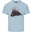 Superhero Camera Photography Photorapher Mens Cotton T-Shirt Tee Top Light Blue