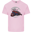 Superhero Camera Photography Photorapher Mens Cotton T-Shirt Tee Top Light Pink