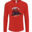 Superhero Camera Photography Photorapher Mens Long Sleeve T-Shirt Red