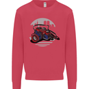 Superhero Camera Photography Photorapher Mens Sweatshirt Jumper Heliconia