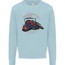 Superhero Camera Photography Photorapher Mens Sweatshirt Jumper Light Blue