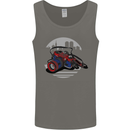 Superhero Camera Photography Photorapher Mens Vest Tank Top Charcoal