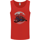 Superhero Camera Photography Photorapher Mens Vest Tank Top Red