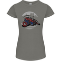 Superhero Camera Photography Photorapher Womens Petite Cut T-Shirt Charcoal