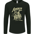 Superior Brand Motorbike Biker Motorcycle Mens Long Sleeve T-Shirt Black