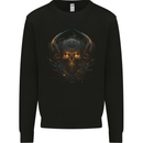 Superior Skull SCI-FI Demon Fantasy Kids Sweatshirt Jumper Black