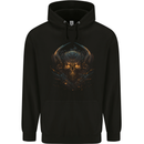 Superior Skull SCI-FI Demon Fantasy Mens 80% Cotton Hoodie Black
