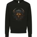 Superior Skull SCI-FI Demon Fantasy Mens Sweatshirt Jumper Black
