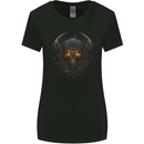 Superior Skull SCI-FI Demon Fantasy Womens Wider Cut T-Shirt Black