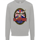 Supermarine Spitfire Flying Legend Kids Sweatshirt Jumper Sports Grey
