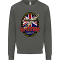 Supermarine Spitfire Flying Legend Kids Sweatshirt Jumper Storm Grey