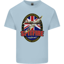 Supermarine Spitfire Flying Legend Kids T-Shirt Childrens Light Blue