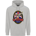 Supermarine Spitfire Flying Legend Mens 80% Cotton Hoodie Sports Grey