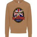 Supermarine Spitfire Flying Legend Mens Sweatshirt Jumper Caramel Latte