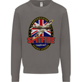 Supermarine Spitfire Flying Legend Mens Sweatshirt Jumper Charcoal