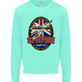 Supermarine Spitfire Flying Legend Mens Sweatshirt Jumper Peppermint
