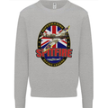 Supermarine Spitfire Flying Legend Mens Sweatshirt Jumper Sports Grey