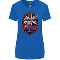Supermarine Spitfire Flying Legend Womens Wider Cut T-Shirt Royal Blue