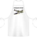 Supermarine Spitfire Infopic Cotton Apron 100% Organic White
