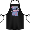 Support Your Local Planet Climate Change Cotton Apron 100% Organic Black