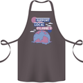 Support Your Local Planet Climate Change Cotton Apron 100% Organic Dark Grey