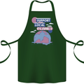 Support Your Local Planet Climate Change Cotton Apron 100% Organic Forest Green