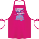 Support Your Local Planet Climate Change Cotton Apron 100% Organic Pink