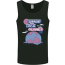 Support Your Local Planet Climate Change Mens Vest Tank Top Black