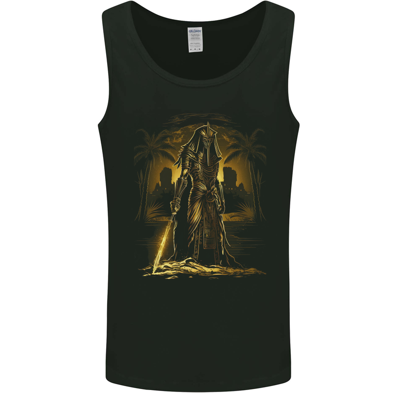 Supreme Pharoah of Death Fantasy Mens Vest Tank Top Black