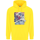 Surfing Axoloti Surfer Childrens Kids Hoodie Yellow