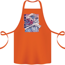 Surfing Axoloti Surfer Cotton Apron 100% Organic Orange