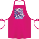 Surfing Axoloti Surfer Cotton Apron 100% Organic Pink